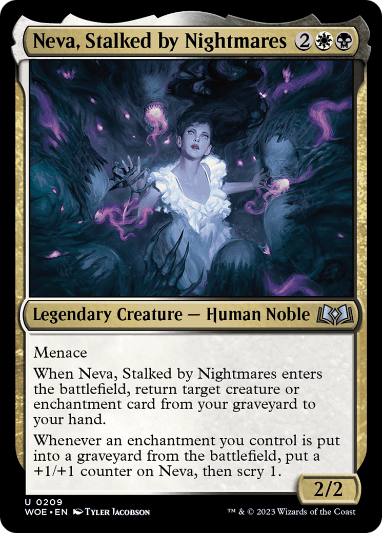 Neva, Stalked by Nightmares [Wilds of Eldraine] | Exor Games Dartmouth