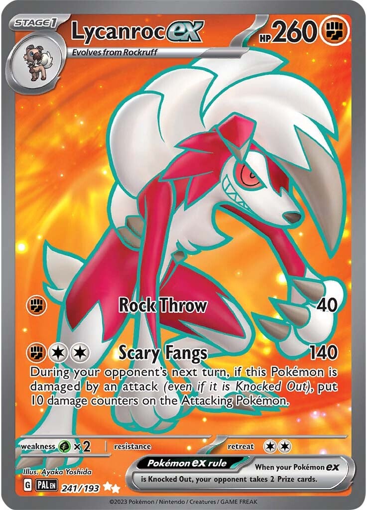 Lycanroc ex (241/193) [Scarlet & Violet: Paldea Evolved] | Exor Games Dartmouth