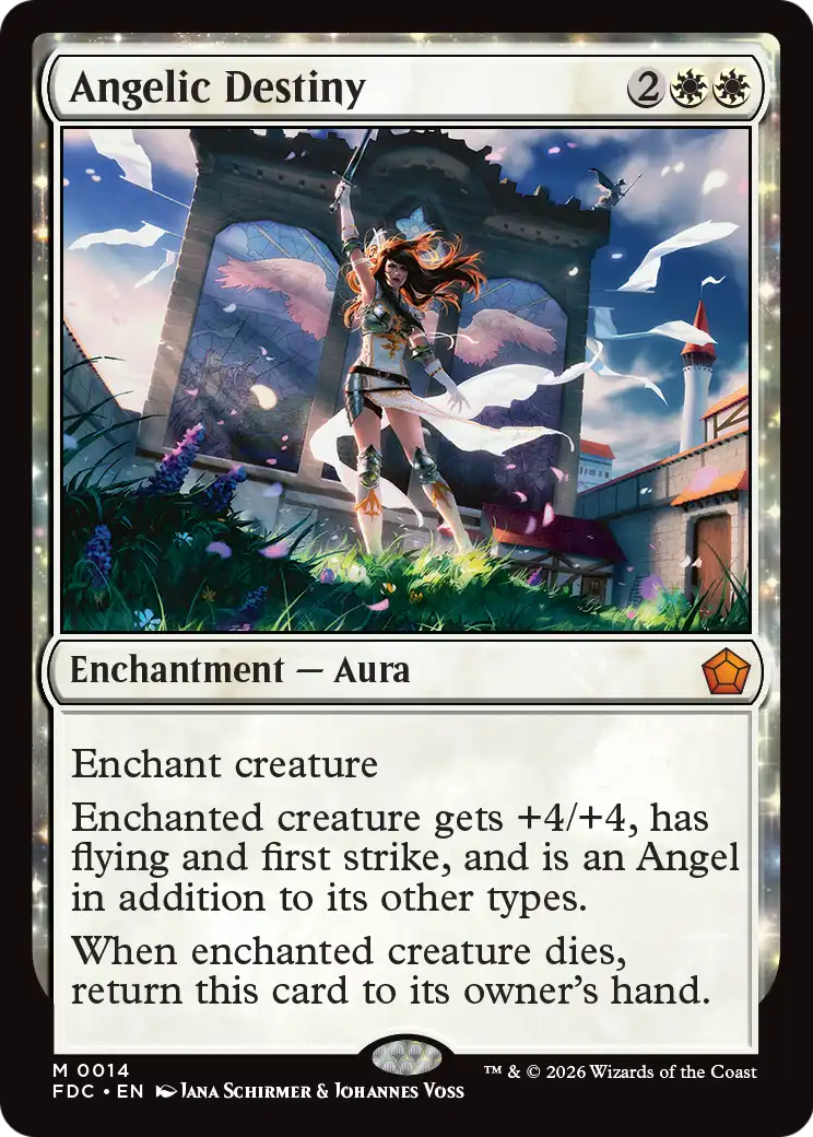 Angelic Destiny [Foundations Commander] | Exor Games Dartmouth