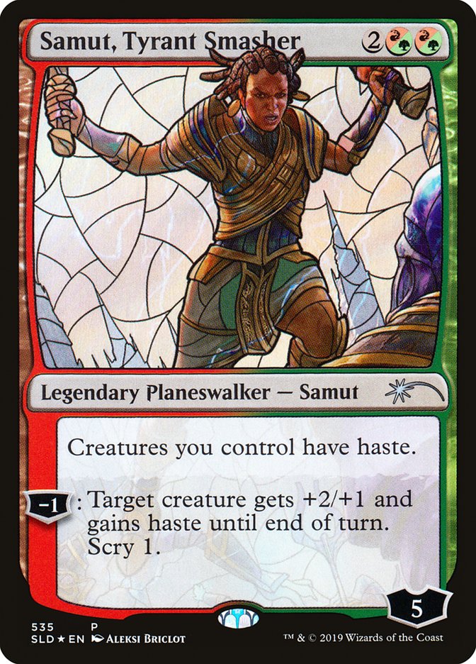 Samut, Tyrant Smasher (Stained Glass) [Secret Lair Drop Promos] | Exor Games Dartmouth