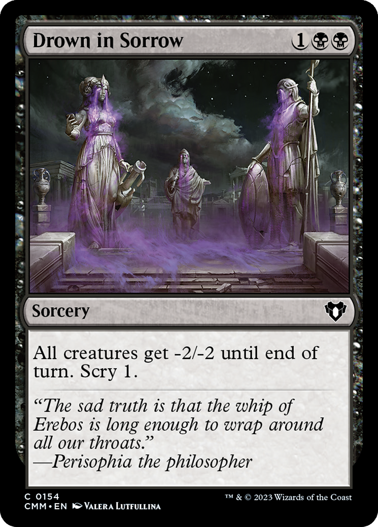 Drown in Sorrow [Commander Masters] | Exor Games Dartmouth