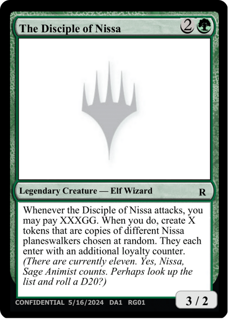 The Disciple of Nissa [Unknown Event] | Exor Games Dartmouth