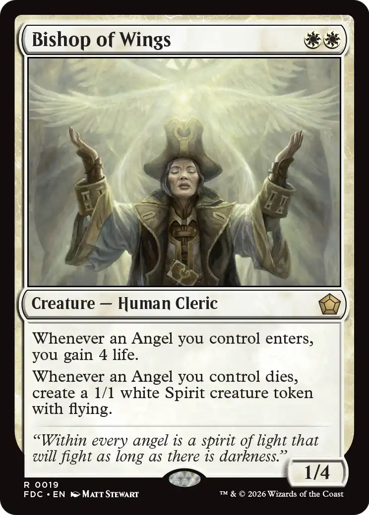 Bishop of Wings [Foundations Commander] | Exor Games Dartmouth