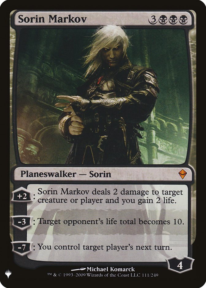 Sorin Markov [Mystery Booster] | Exor Games Dartmouth