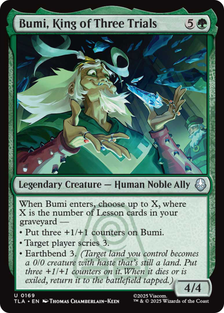 Bumi, King of Three Trials [Avatar: The Last Airbender] | Exor Games Dartmouth