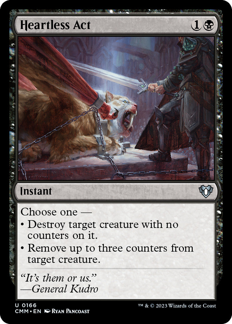 Heartless Act [Commander Masters] | Exor Games Dartmouth