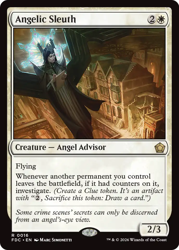 Angelic Sleuth [Foundations Commander] | Exor Games Dartmouth