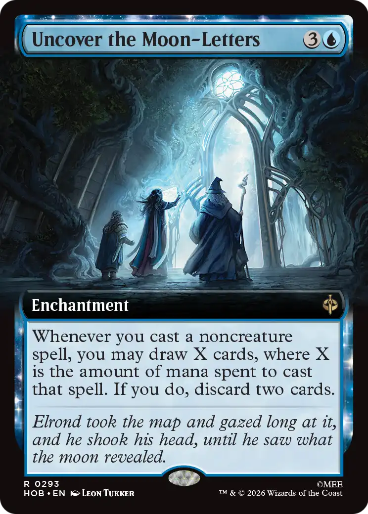 Uncover the Moon-Letters (Extended Art) [The Hobbit] | Exor Games Dartmouth