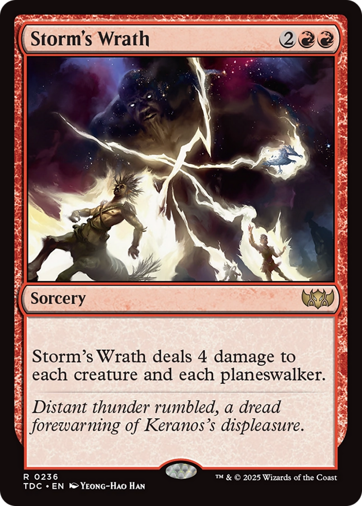 Storm's Wrath [Tarkir: Dragonstorm Commander] | Exor Games Dartmouth