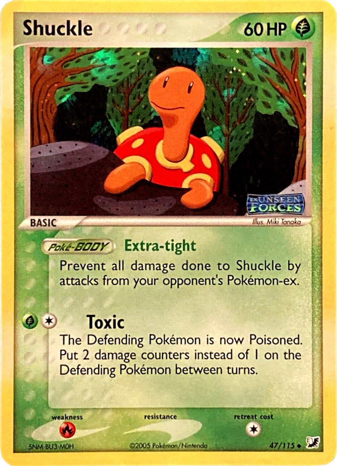 Shuckle (47/115) (Stamped) [EX: Unseen Forces] | Exor Games Dartmouth