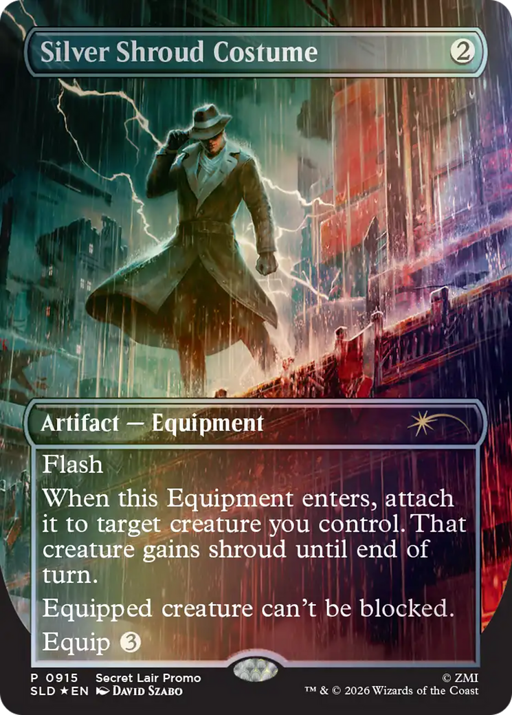 Silver Shroud Costume [Secret Lair Drop Series] | Exor Games Dartmouth