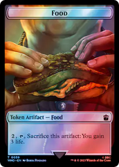 Alien Angel // Food (0059) Double-Sided Token (Surge Foil) [Doctor Who Tokens] | Exor Games Dartmouth