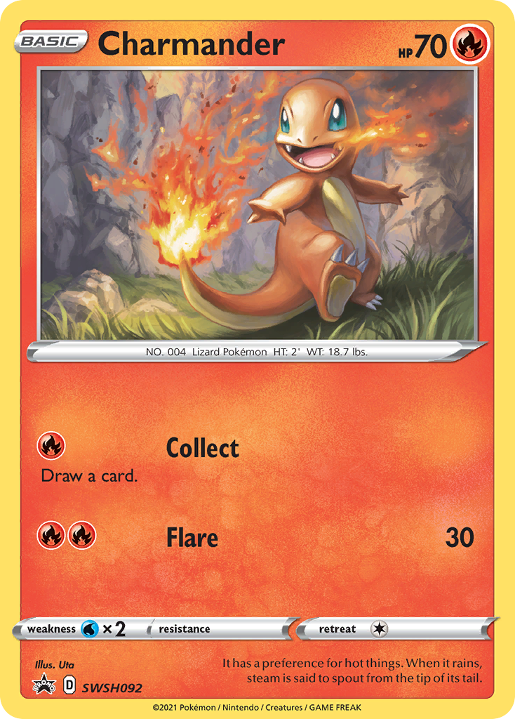 Charmander (SWSH092) [Sword & Shield: Black Star Promos] | Exor Games Dartmouth