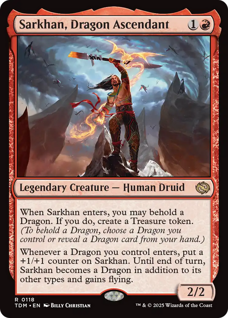 Sarkhan, Dragon Ascendant (118) [Tarkir: Dragonstorm] | Exor Games Dartmouth