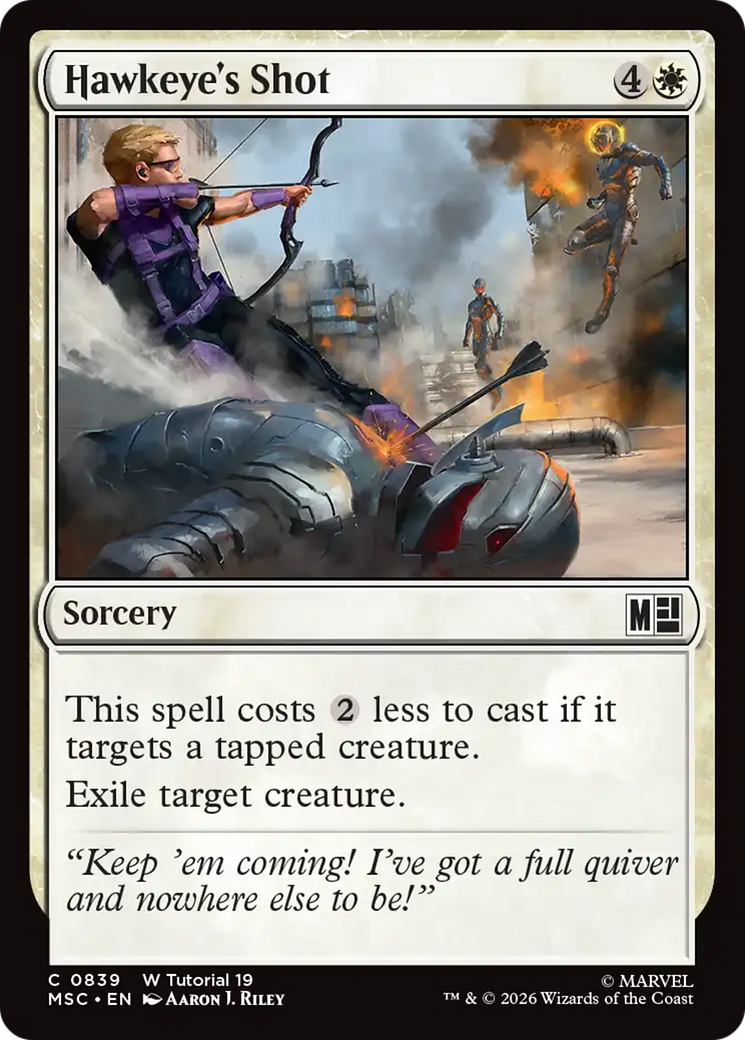 Hawkeye's Shot [Marvel Super Heroes Commander] | Exor Games Dartmouth