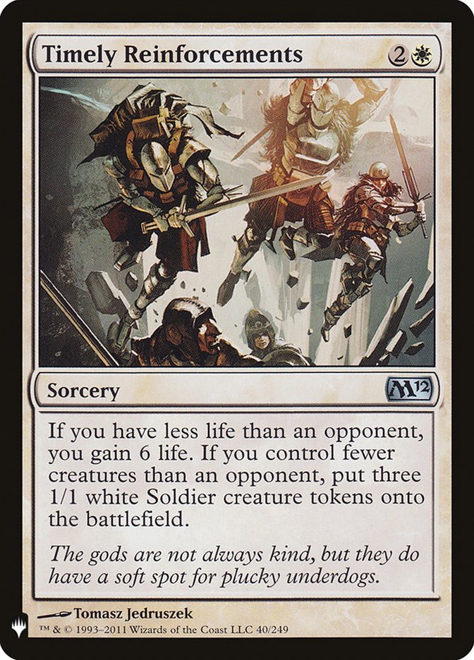Timely Reinforcements [Mystery Booster] | Exor Games Dartmouth