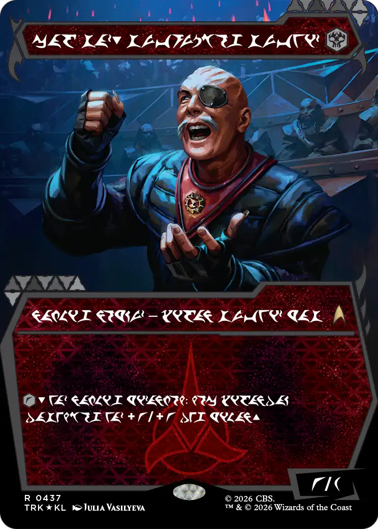 General Chang, Cold Warrior (0437) (Showcase Klingon) [Star Trek] | Exor Games Dartmouth
