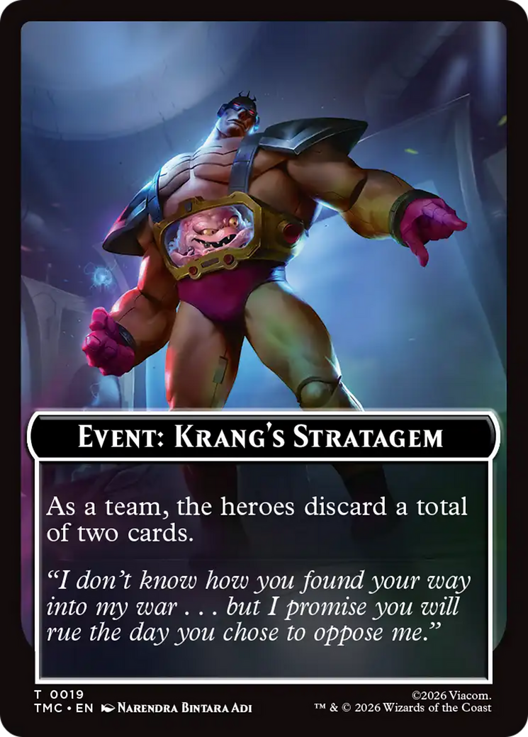 Event: Krang's Stratagem [Teenage Mutant Ninja Turtles Commander Tokens] | Exor Games Dartmouth