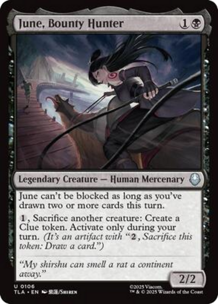 June, Bounty Hunter [Avatar: The Last Airbender] | Exor Games Dartmouth