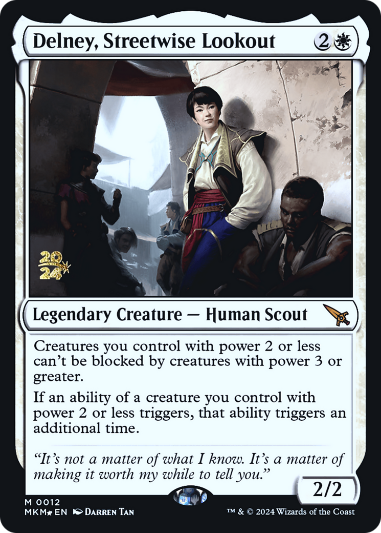 Delney, Streetwise Lookout [Murders at Karlov Manor Prerelease Promos] | Exor Games Dartmouth