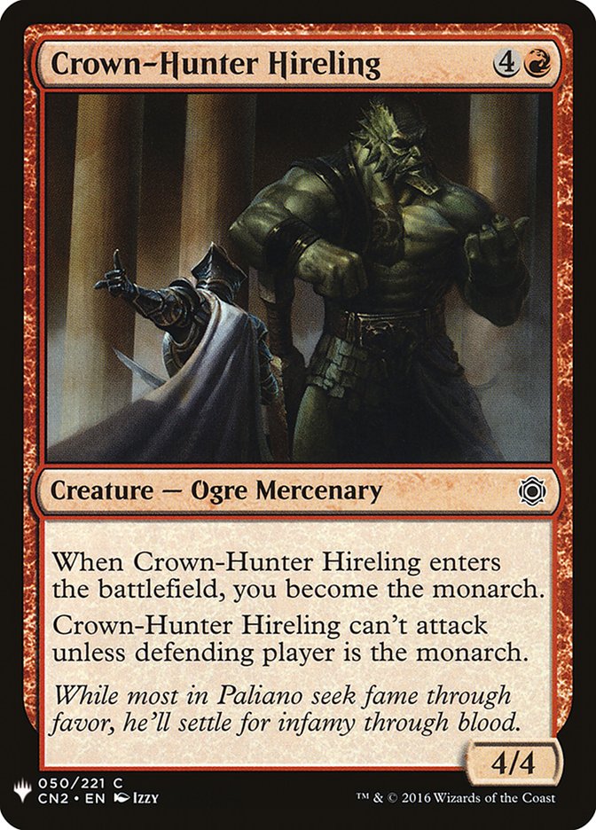 Crown-Hunter Hireling [Mystery Booster] | Exor Games Dartmouth