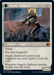 Enduring Angel // Angelic Enforcer [Innistrad: Midnight Hunt] | Exor Games Dartmouth