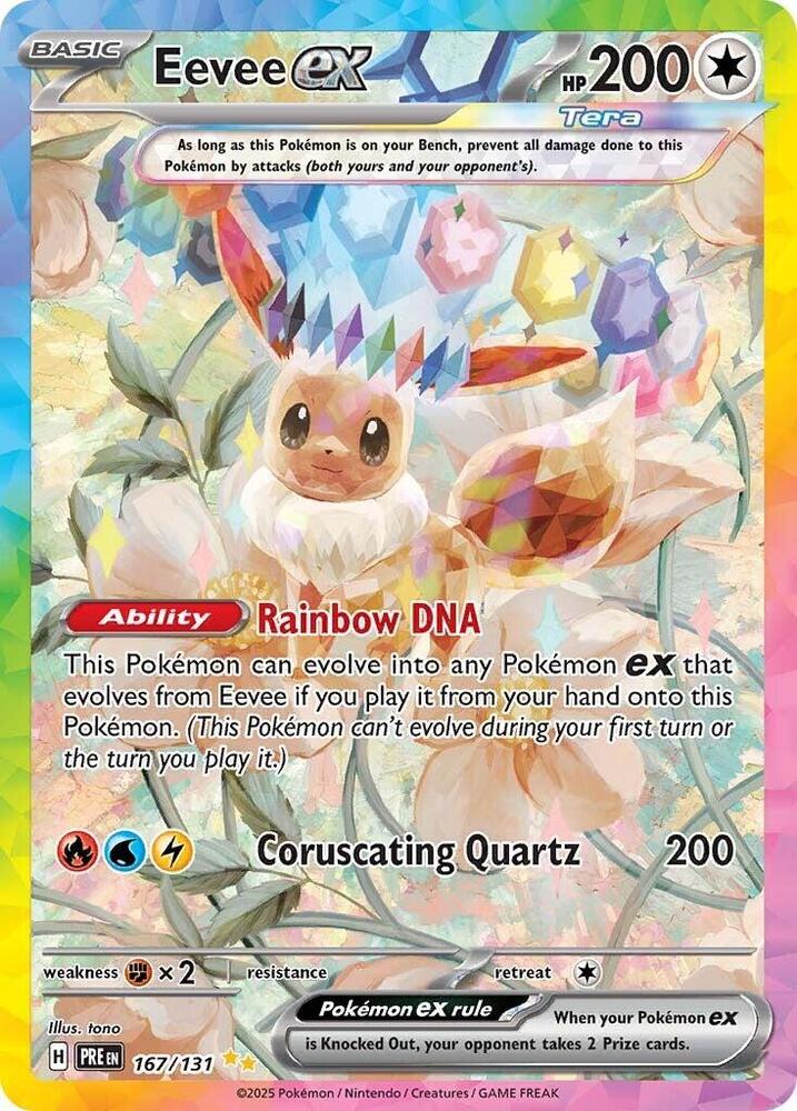 Eevee ex (167/131) [Scarlet & Violet: Prismatic Evolutions] | Exor Games Dartmouth