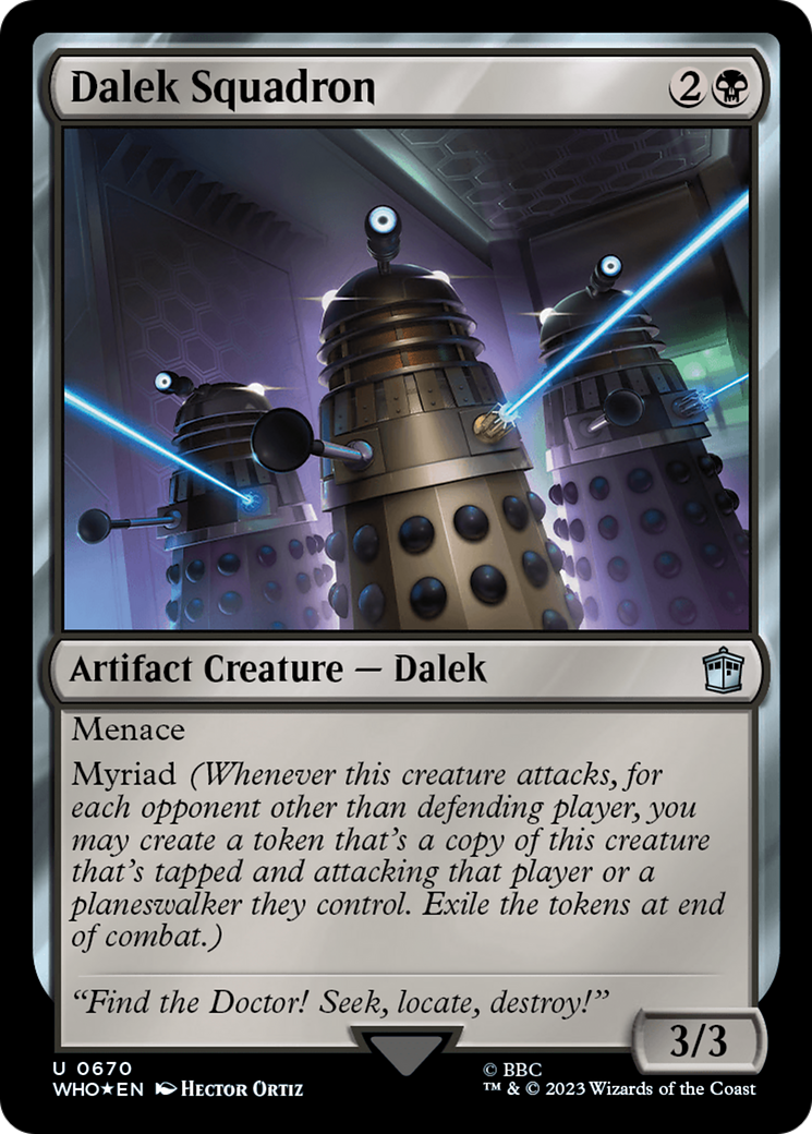 Dalek Squadron (Surge Foil) [Doctor Who] | Exor Games Dartmouth