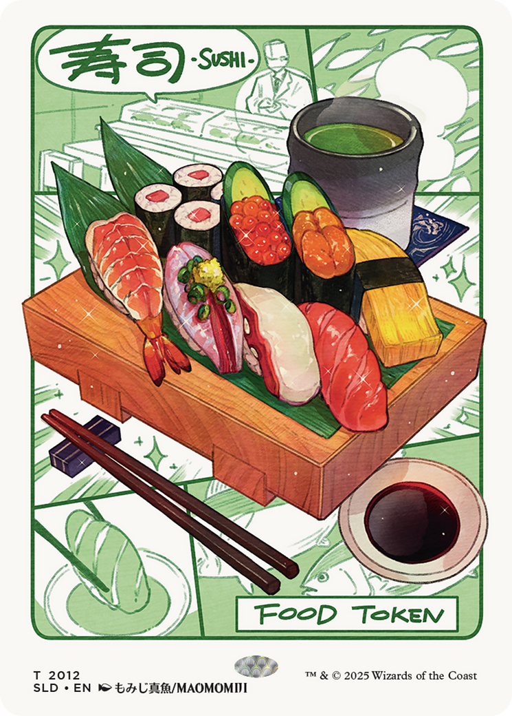Food Token (2012) (Rainbow Foil) [Secret Lair Drop Series] | Exor Games Dartmouth