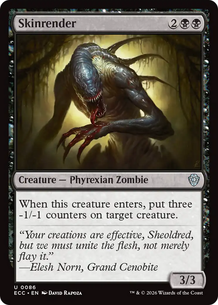 Skinrender [Lorwyn Eclipsed Commander] | Exor Games Dartmouth