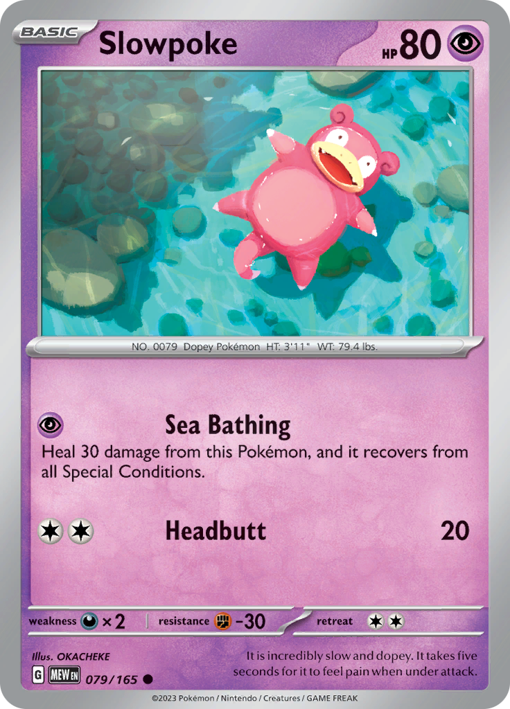 Slowpoke (079/165) [Scarlet & Violet: 151] | Exor Games Dartmouth