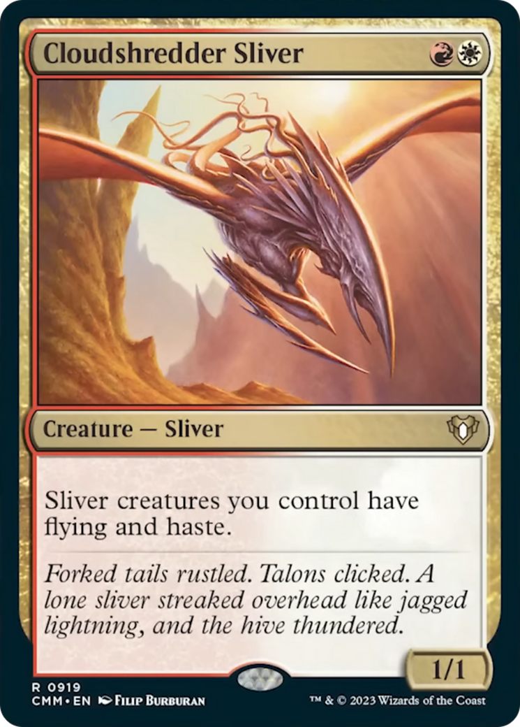 Cloudshredder Sliver [Commander Masters] | Exor Games Dartmouth