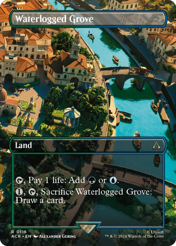 Waterlogged Grove (Borderless) [Assassin's Creed] | Exor Games Dartmouth