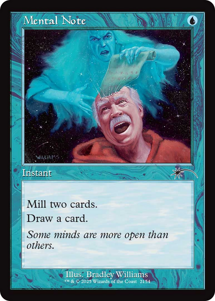 Mental Note (Retro Frame) [Secret Lair Drop Series] | Exor Games Dartmouth