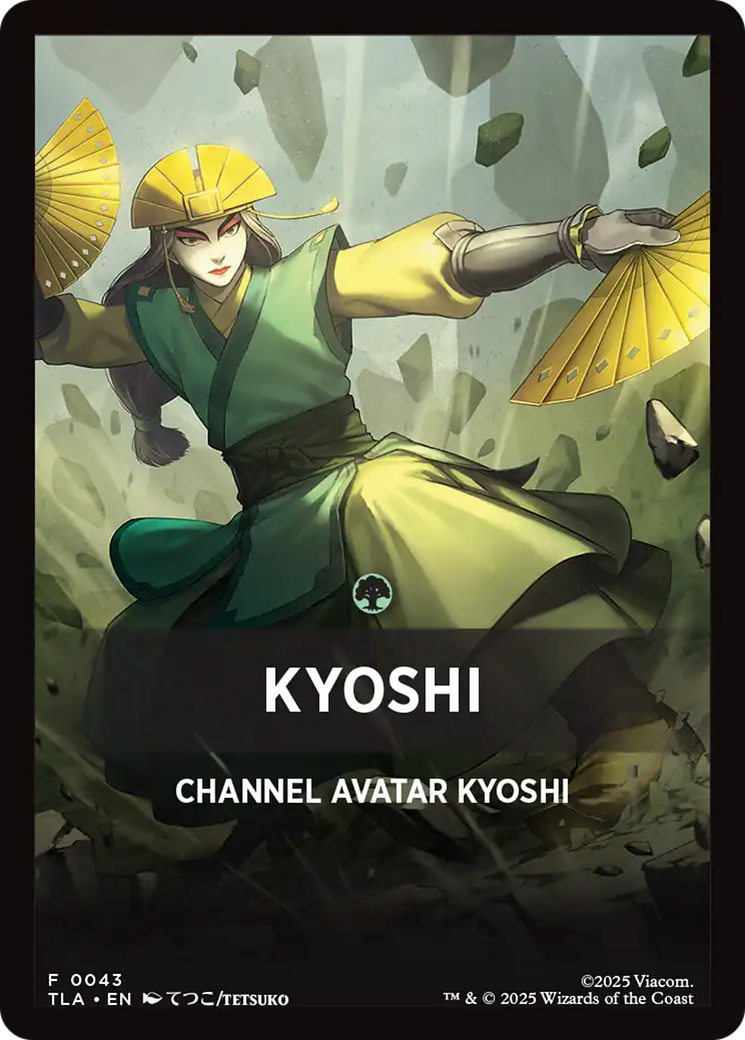Kyoshi Theme Card [Avatar: The Last Airbender Tokens] | Exor Games Dartmouth