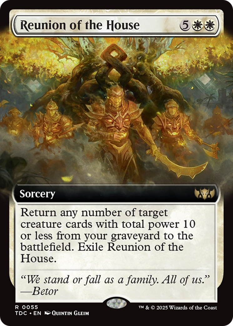 Reunion of the House (Extended Art) [Tarkir: Dragonstorm Commander] | Exor Games Dartmouth