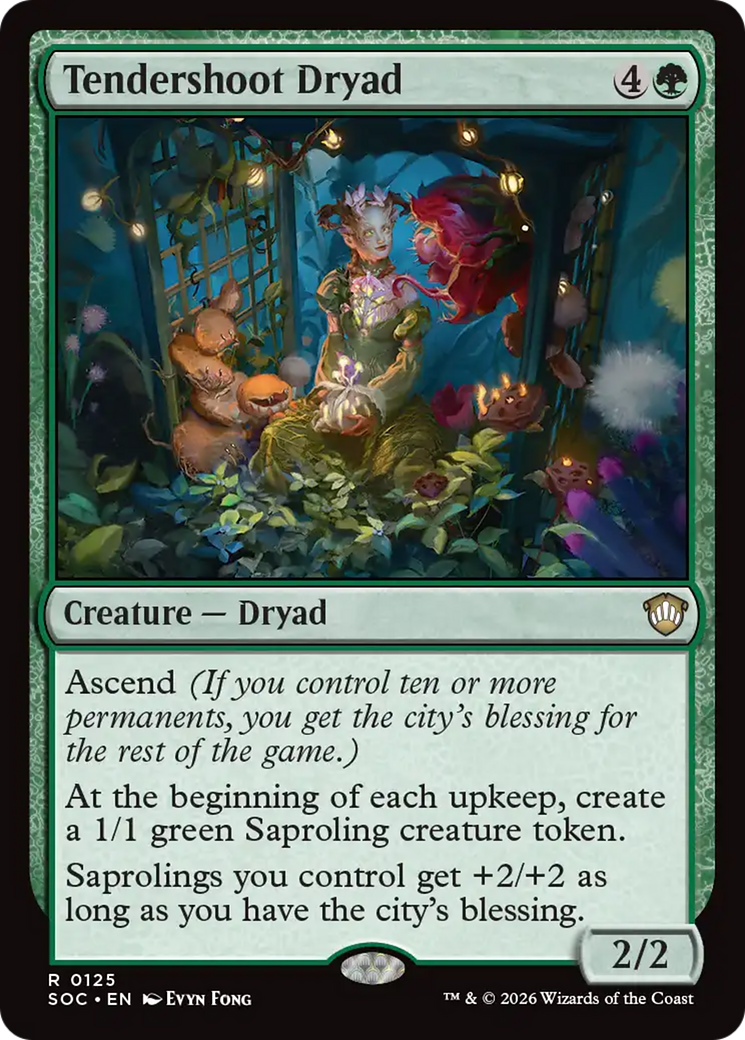 Tendershoot Dryad [Secrets of Strixhaven Commander] | Exor Games Dartmouth