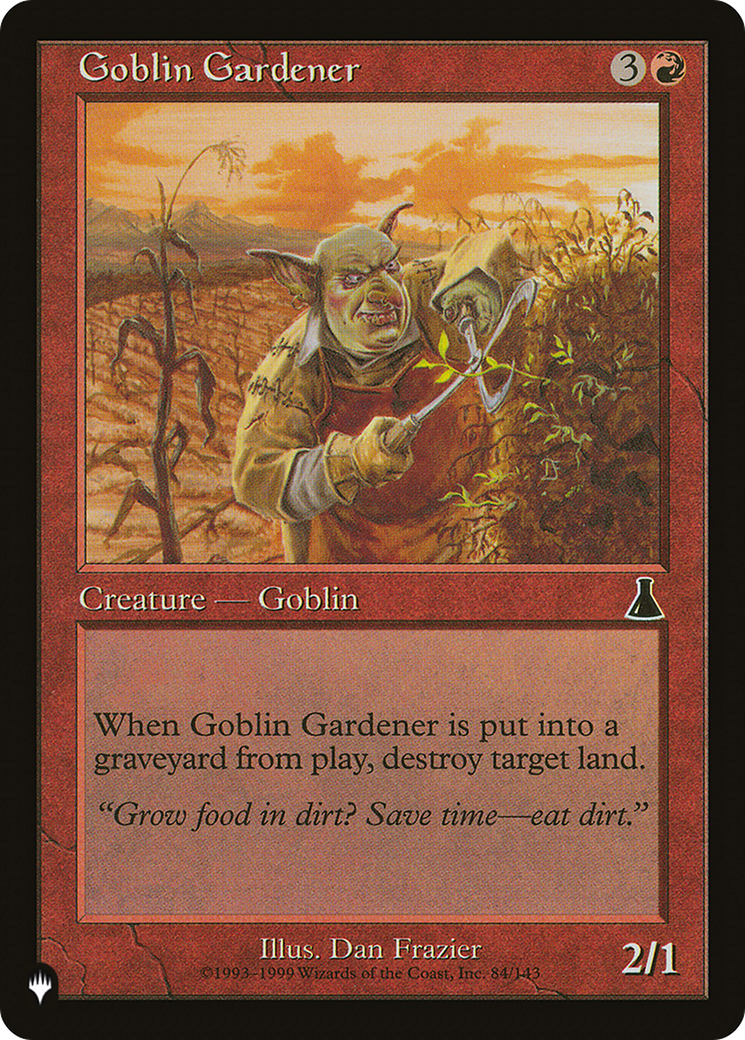 Goblin Gardener [The List Reprints] | Exor Games Dartmouth