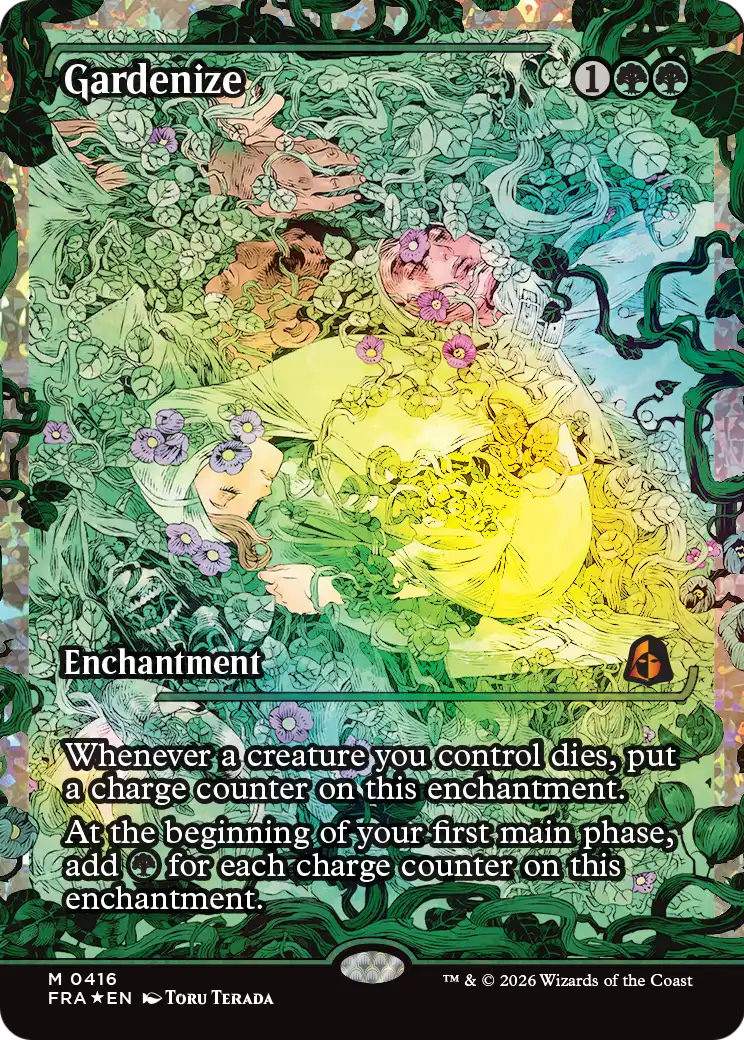 Gardenize (Showcase) (Fracture Foil) (0416) [Reality Fracture] | Exor Games Dartmouth