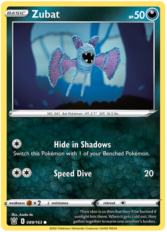 Zubat (089/163) [Sword & Shield: Battle Styles] | Exor Games Dartmouth