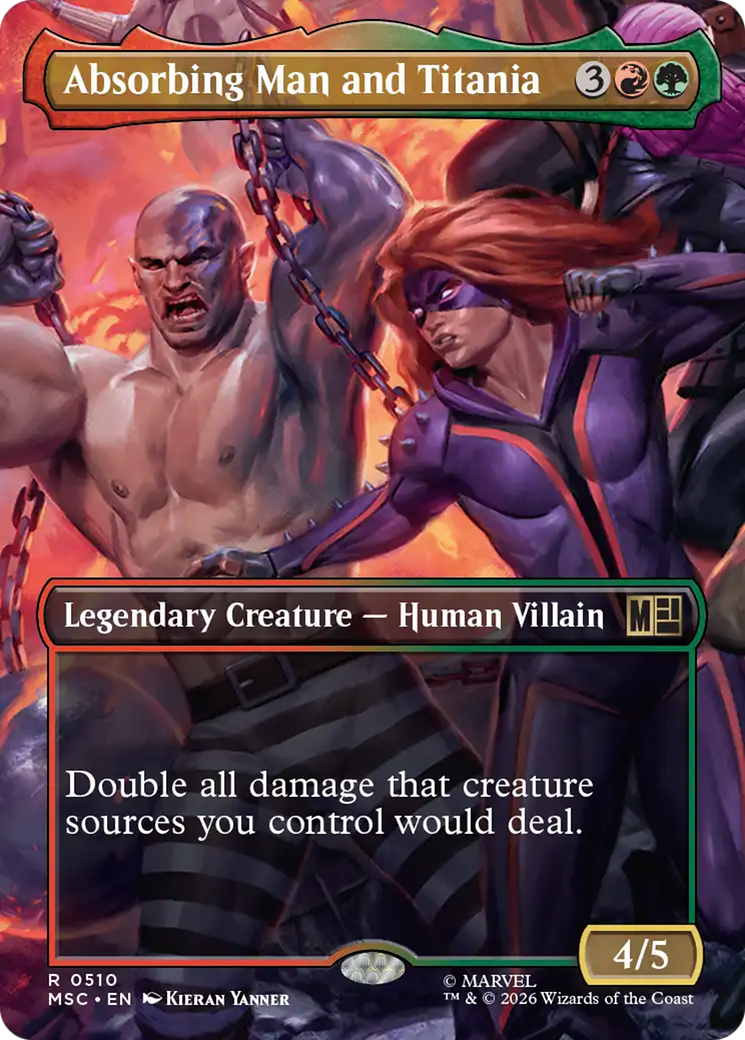 Absorbing Man and Titania (Borderless) [Marvel Super Heroes Commander] | Exor Games Dartmouth