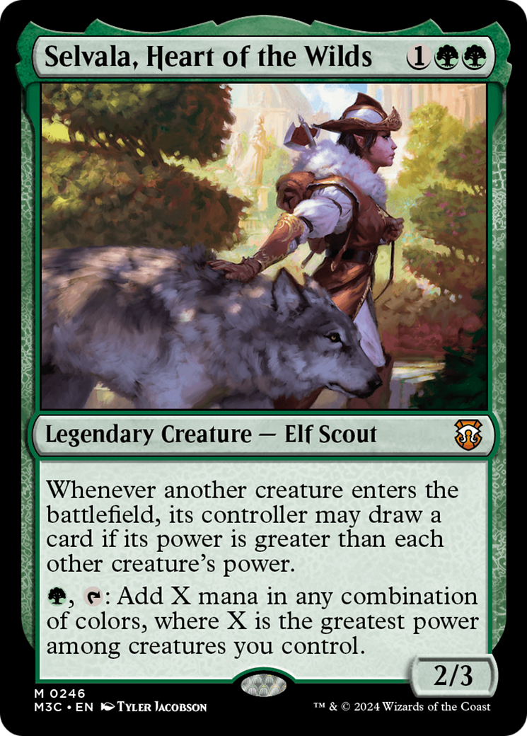 Selvala, Heart of the Wilds (Ripple Foil) [Modern Horizons 3 Commander] | Exor Games Dartmouth