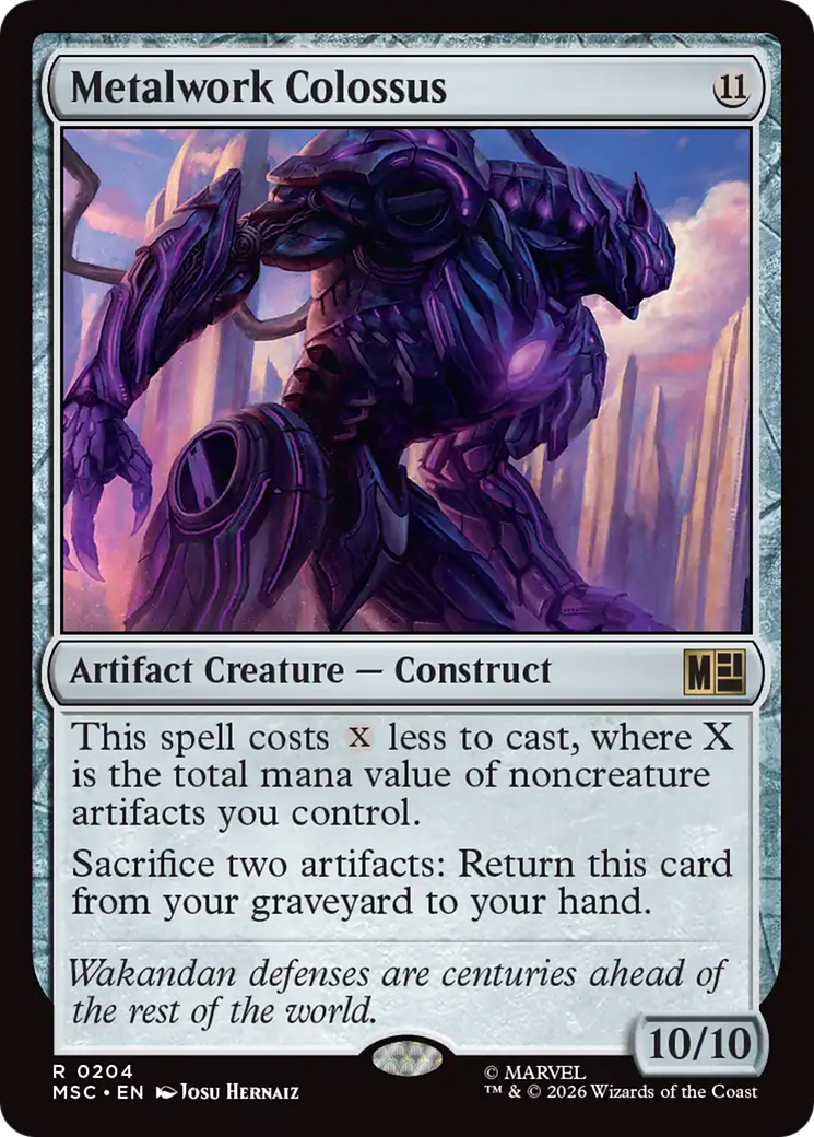 Metalwork Colossus (Surge Foil) [Marvel Super Heroes Commander] | Exor Games Dartmouth