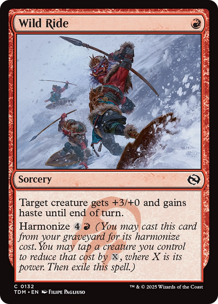 Wild Ride [Tarkir: Dragonstorm] | Exor Games Dartmouth