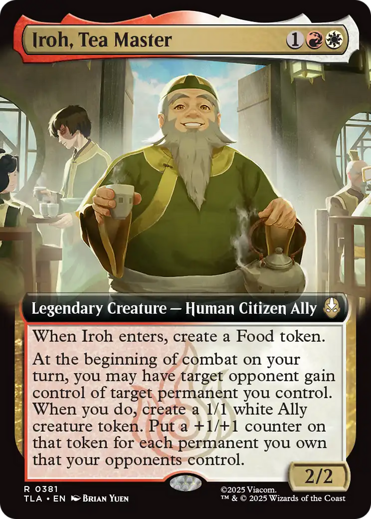 Iroh, Tea Master (Extended Art) [Avatar: The Last Airbender] | Exor Games Dartmouth