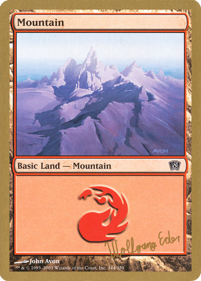 Mountain (Wolfgang Eder) [World Championship Decks 2003] | Exor Games Dartmouth