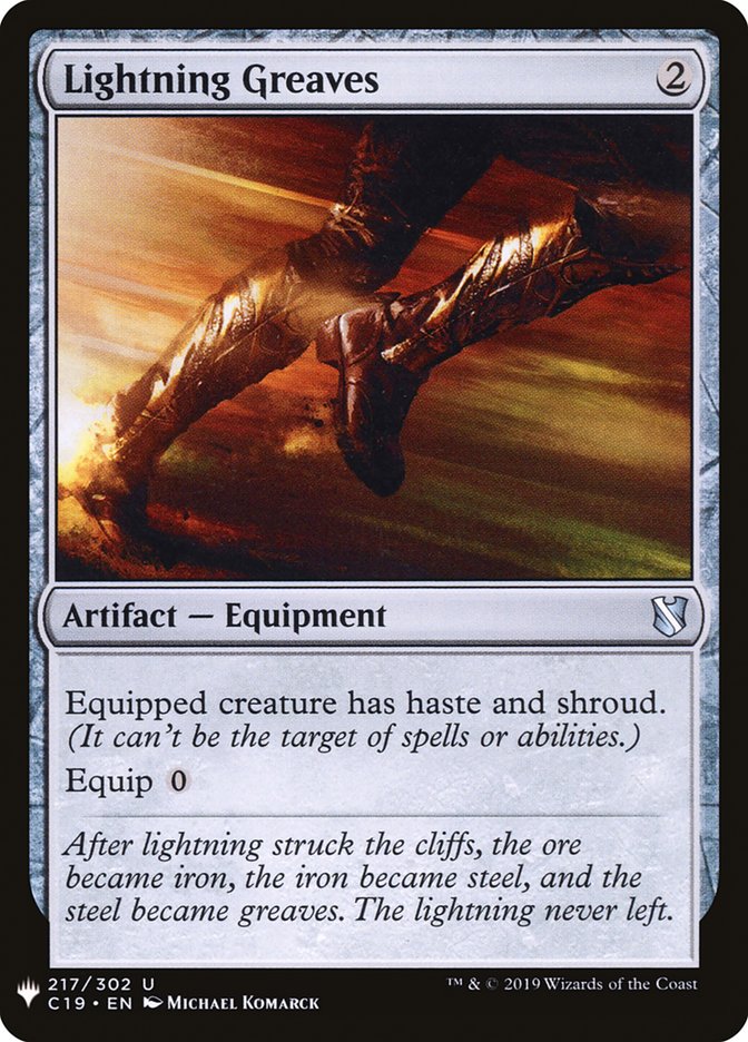 Lightning Greaves [Mystery Booster] | Exor Games Dartmouth