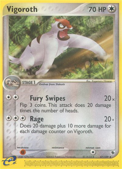 Vigoroth (47/109) [EX: Ruby & Sapphire] | Exor Games Dartmouth