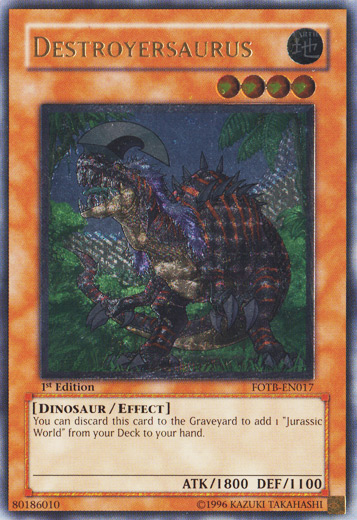 Destroyersaurus [FOTB-EN017] Ultimate Rare | Exor Games Dartmouth