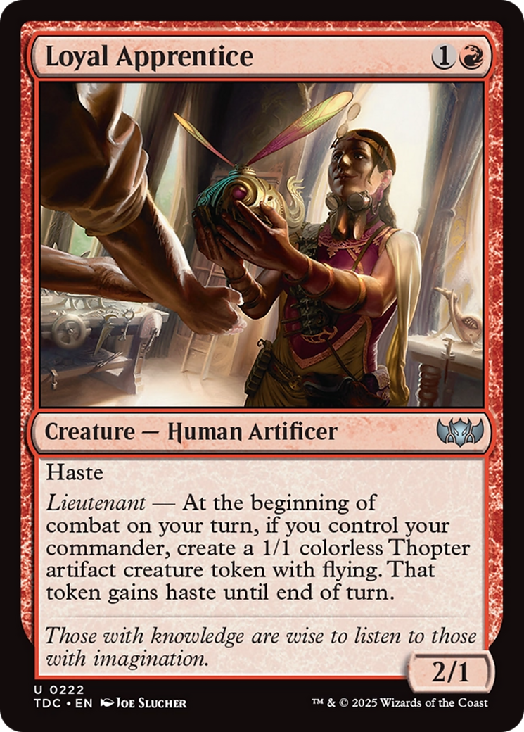 Loyal Apprentice [Tarkir: Dragonstorm Commander] | Exor Games Dartmouth